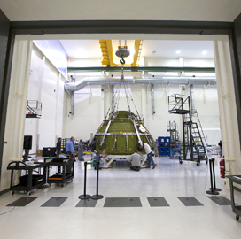 NASA, Lockheed Engineers Test Orion EM-1 Spacecraft Pressure Vessel ...