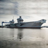 UK Navy Commissions HMS Queen Elizabeth Aircraft Carrier - top government contractors - best government contracting event