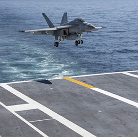 General Atomics-Built Launch, Recovery Systems Hit Performance Milestone on Navy Aircraft Carrier - top government contractors - best government contracting event