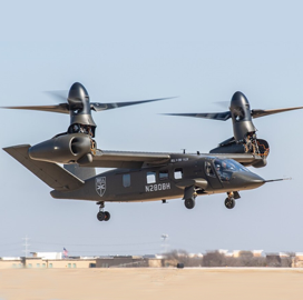 Bellâ€™s V-280 Tiltrotor Aircraft Conducts First Autonomous Flight - top government contractors - best government contracting event
