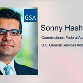GSA Announces Integrated Government Contracting Site; Sonny Hashmi Quoted