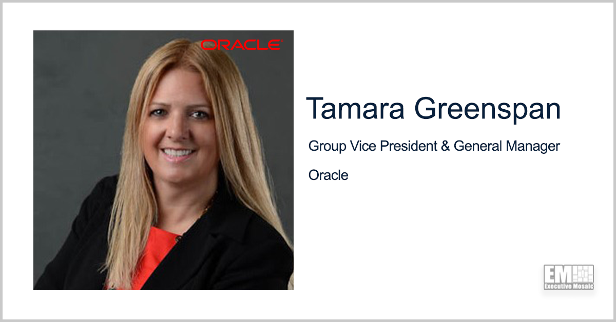 Oracle VP Tamara Greenspan Named to Homeland Security & Defense Business Council’s Board