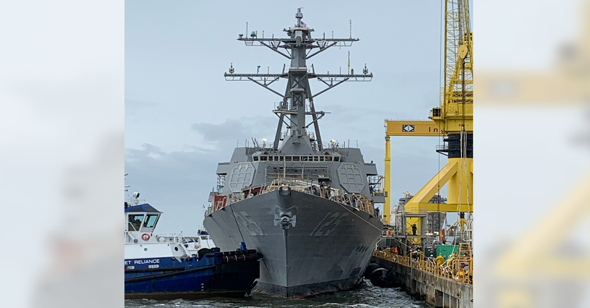Huntington Ingalls Launches Navy’s First Flight III Destroyer Jack H. Lucas
