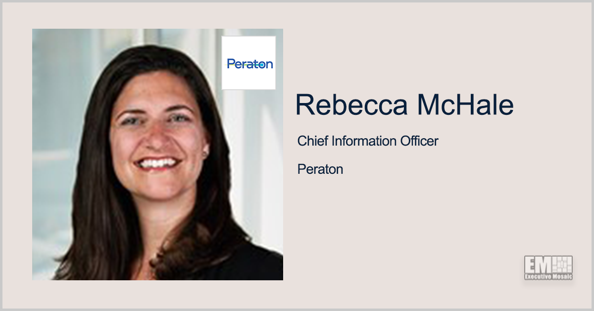 Peraton Names Former Booz Allen Exec Rebecca McHale as CIO, Announces Two More C-Level Appointments