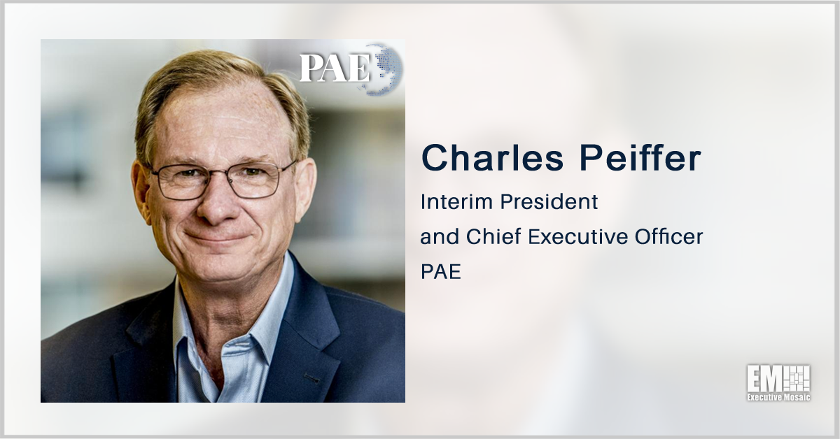 PAE Receives Army Task Order for Aircraft, Equipment Maintenance; Charles Peiffer Quoted