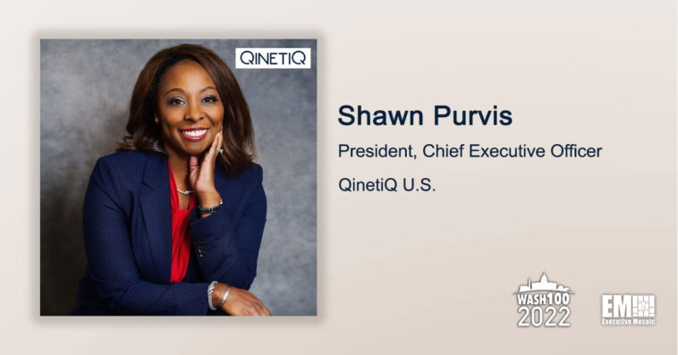 Executive Spotlight: Shawn Purvis, President and CEO at QinetiQ US - top government contractors - best government contracting event