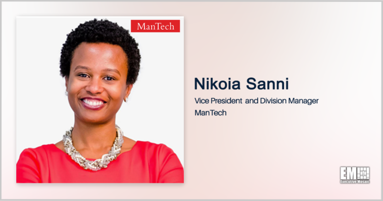 Executive Spotlight: Nikoia Sanni, VP and Division Manager at ManTech - top government contractors - best government contracting event