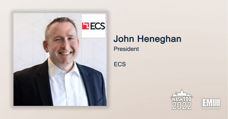 Executive Spotlight: ECS President John Heneghan - top government contractors - best government contracting event