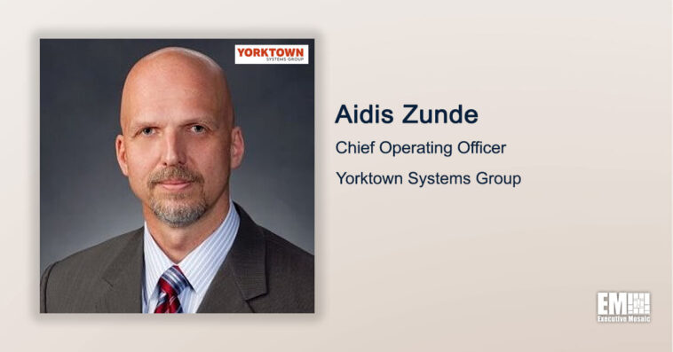 Executive Spotlight: Aidis Zunde, COO of Yorktown Systems Group - top government contractors - best government contracting event