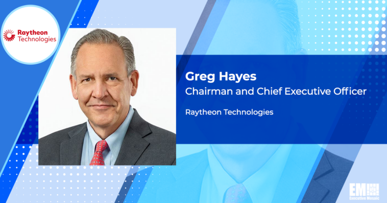 Greg Hayes: US Eyes Moving Raytheon-Built Air Defense Systems From Middle East to Ukraine - top government contractors - best government contracting event