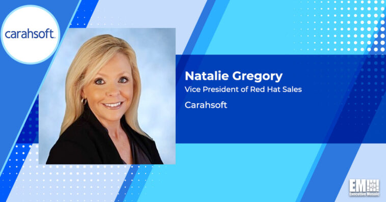 Carahsoft Receives Red Hat Public Sector Training Partner Recognition; Natalie Gregory Quoted - top government contractors - best government contracting event