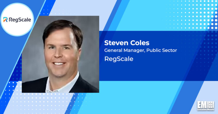 Former C3 AI Exec Steven Coles Joins RegScale as Public Sector General Manager - top government contractors - best government contracting event