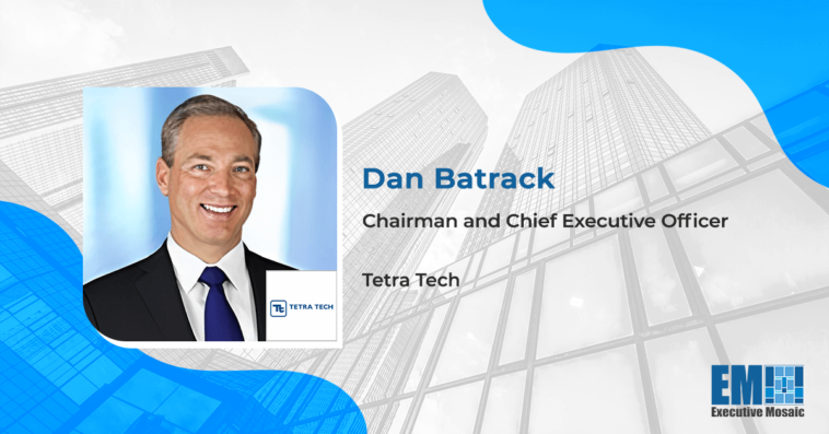 Tetra Tech to Support Civil Works Infrastructure Under USACE Contract; Dan Batrack Quoted - top government contractors - best government contracting event