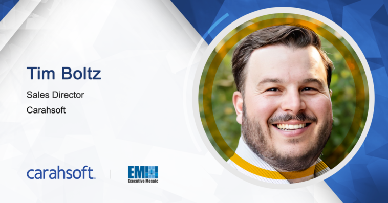 Carahsoft Sales Director Tim Boltz Reflects on Rising Cybersecurity Challenges to the Healthcare & Education Sectors - top government contractors - best government contracting event