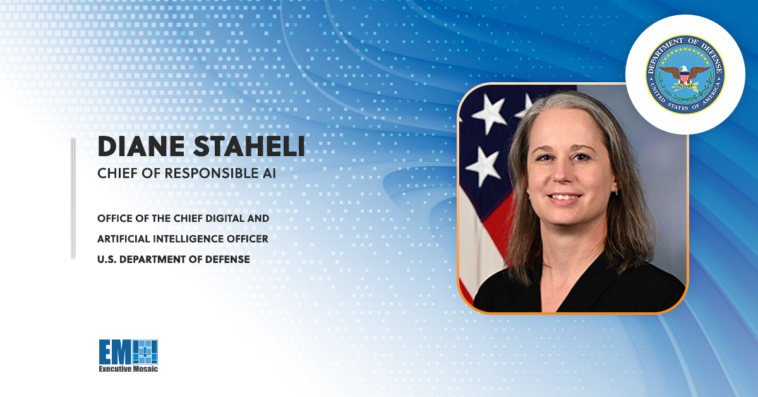 CDAO's Diane Staheli Says Responsible AI is 'Important Step Forward' for DOD - top government contractors - best government contracting event