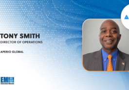 Tony Smith Named Director of Operations at Aperio Global; Earl Stafford Quoted - top government contractors - best government contracting event