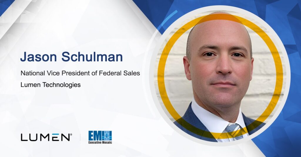 Jason Fiber Lumen Books $110M DISA Award for Fiber Support Services; Jason Schulman ...
