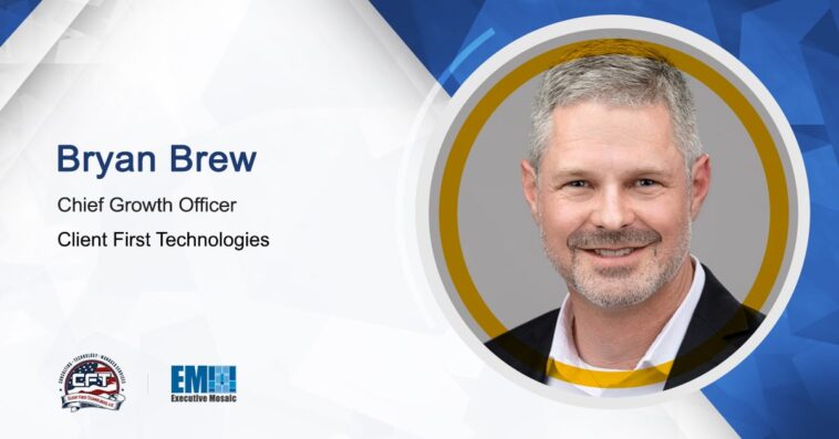 Former Sev1Tech VP Bryan Brew Appointed Chief Growth Officer at Client First Technologies