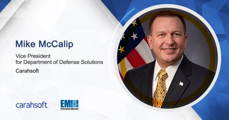 Carahsoft's Mike McCalip Discusses USAF Plans for Generative AI, Supra Coders and Cybersecurity