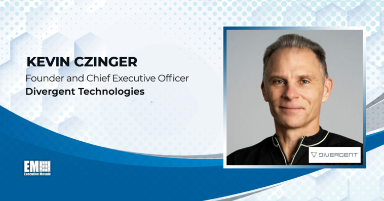 sDivergent Technologies Closes $230 Million Series D Equity Financing; Kevin Czinger Quoted