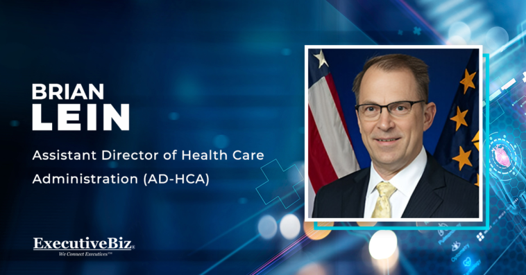 Brian Lein, Assistant Director of Health Care Administration (AD-HCA)