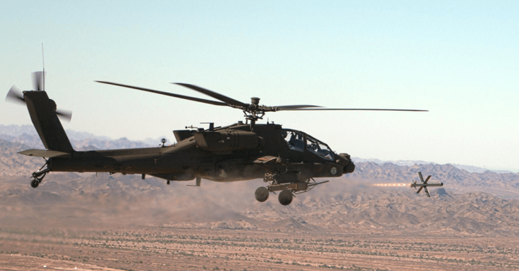 Lockheed's Spike NLOS Missile Undergoes Live Fire Demo Using Apache V6 Helicopter