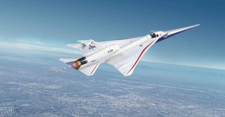 NASA & Lockheed Martin Unveil X-59 Quiet Supersonic Aircraft