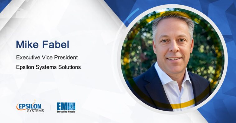 Retired Navy Officer Mike Fabel Takes on EVP Role at Epsilon Systems Solutions - top government contractors - best government contracting event