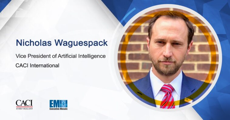 Nicholas Waguespack Joins CACI as VP of Artificial Intelligence