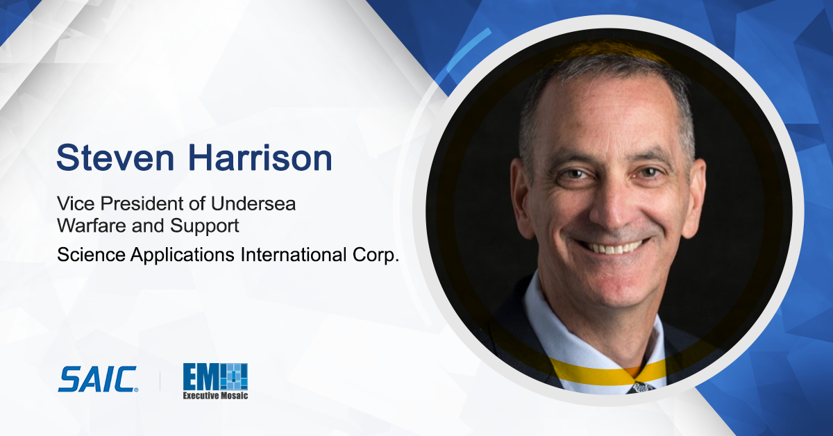 Steven Harrison Named SAIC Undersea Warfare & Support VP