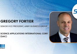 Gregory Fortier Elevated to Army Business Group SVP Role at SAIC