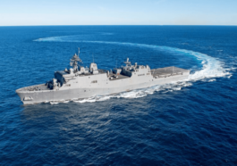 HII Wraps Up Builder’s Sea Trials for Future Navy Amphibious Transport Dock