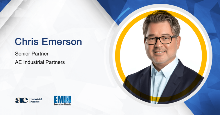 AE Industrial Partners Announces Chris Emerson's Transition to Senior Partner