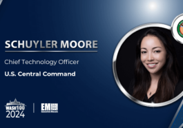 Schuyler Moore, CENTCOM’s 1st CTO, Joins Ranks of 2024 Wash100 - top government contractors - best government contracting event