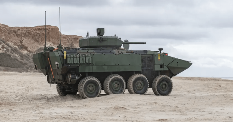 BAE Hands Over New Amphibious Combat Vehicle Variant to Marine Corps