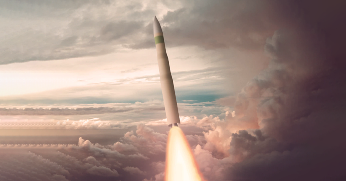 Air Force, Northrop Conduct Static Fire Test of Sentinel ICBM Rocket Motor