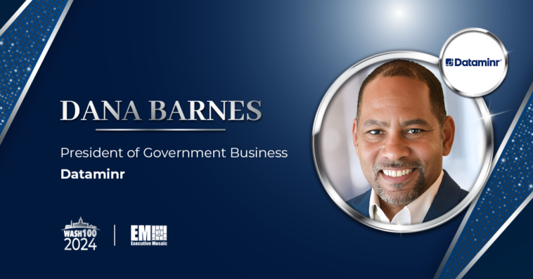 Dataminr Government President Dana Barnes Recognized With 3rd Wash100 Award for AI Stewardship