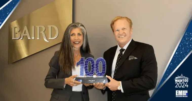 Baird’s Jean Stack Presented With 2024 Wash100 Award