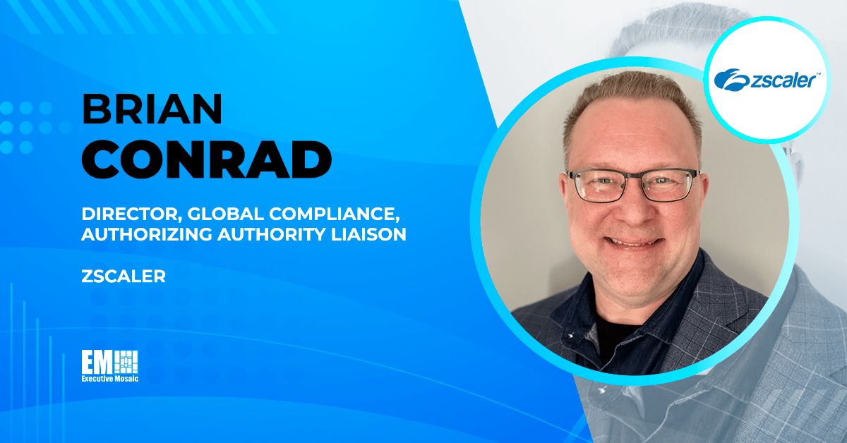 Brian Conrad Named Zscaler Global Compliance Director - Vimarsana News