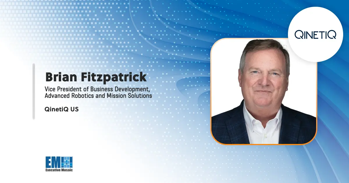 Brian Fitzpatrick Named QinetiQ US Business Development VP