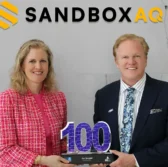 Jim Garrettson Presents 2024 Wash100 Award to SandboxAQ’s Jen Sovada - top government contractors - best government contracting event