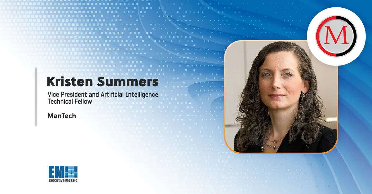 Kristen Summers Appointed ManTech VP & AI Technical Fellow