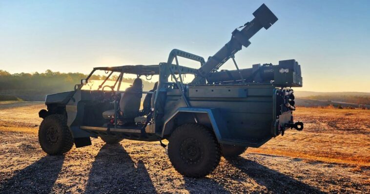 GM Defense Adds UVision & Mistral Loitering Munition to Utility Vehicle for Enhanced Tactical Capability - top government contractors - best government contracting event
