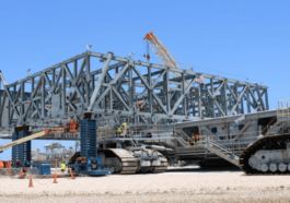 Bechtel Positions NASA’s New Mobile Launcher Base at Operational Height - top government contractors - best government contracting event