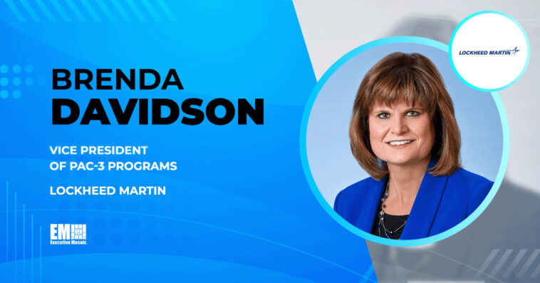 Lockheed Martin VP of PAC-3 Programs Brenda Davidson Set to Retire - top government contractors - best government contracting event