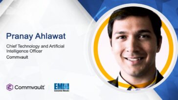 Pranay Ahlawat Joins Commvault as Chief Technology and Artificial Intelligence Officer - top government contractors - best government contracting event