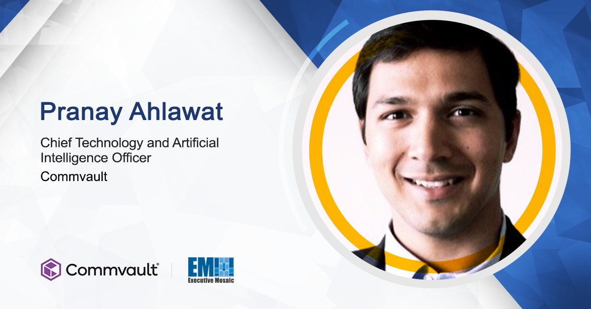 Pranay Ahlawat Joins Commvault as Chief Technology and Artificial Intelligence Officer