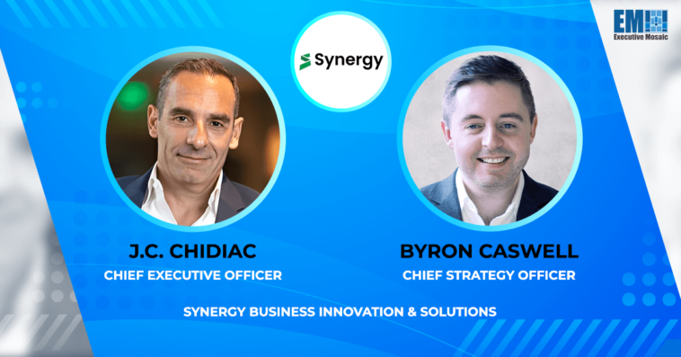 Synergy Taps J.C. Chidiac as CEO & Byron Caswell as Chief Strategy Officer - top government contractors - best government contracting event