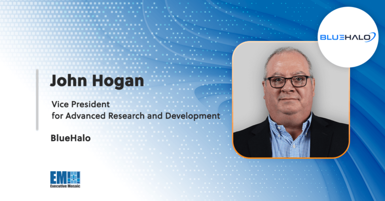 John Hogan Joins BlueHalo as Vice President for Advanced R&D - top government contractors - best government contracting event