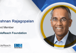 Krishnan Rajagopalan Joins NobleReach Foundation Board to Support Talent Development Programs - top government contractors - best government contracting event